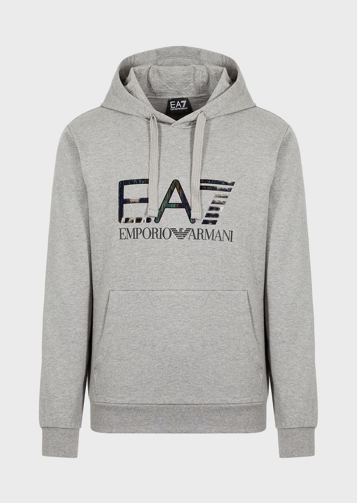 トレインロゴ ピュアコットンスウェットシャツ EA7ロゴ トレインロゴ ピュアコットンスウェットシャツ EA7ロゴ