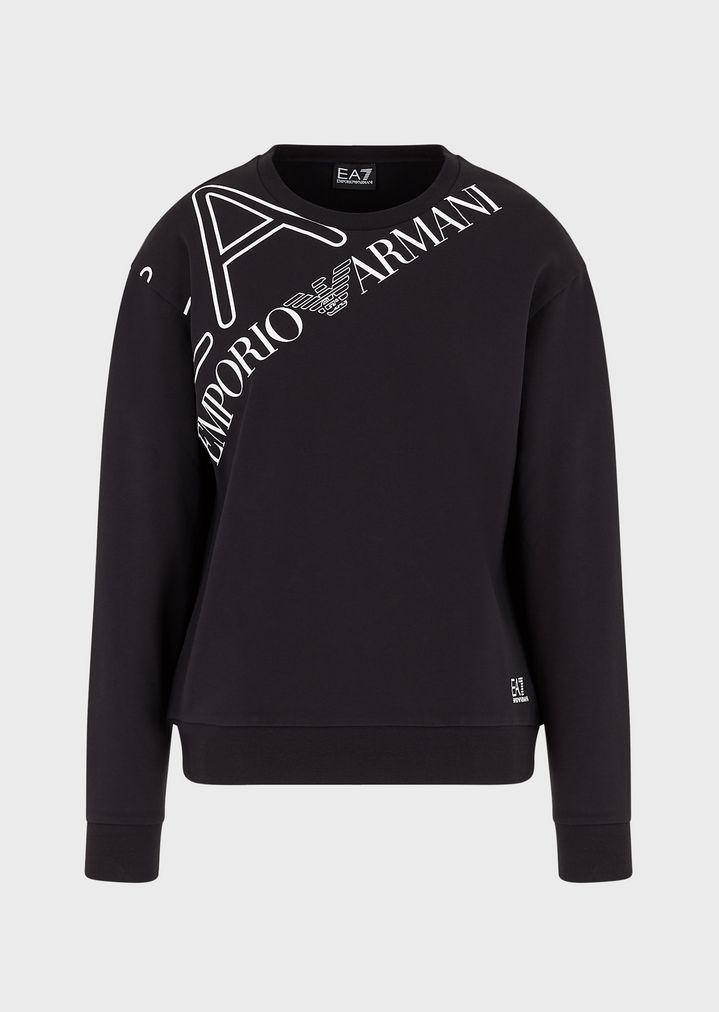 クルーネックスウェットシャツ ロゴプリント クルーネックスウェットシャツ ロゴプリント