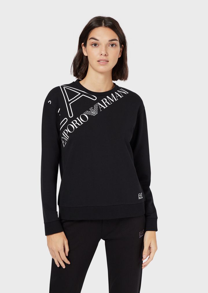 クルーネックスウェットシャツ ロゴプリント クルーネックスウェットシャツ ロゴプリント