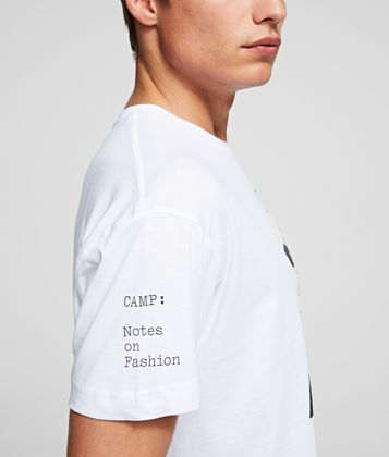 KARL LAGERFELD K/MET PORTRAIT TEE KARL LAGERFELD K/MET PORTRAIT TEE