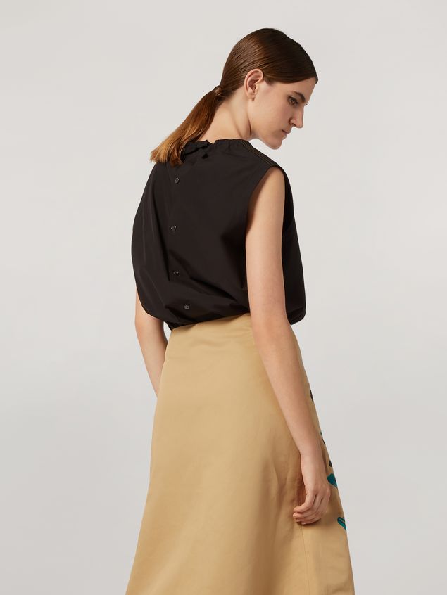 Top Marni Tunic in cotton poplin with back buttoning Woman