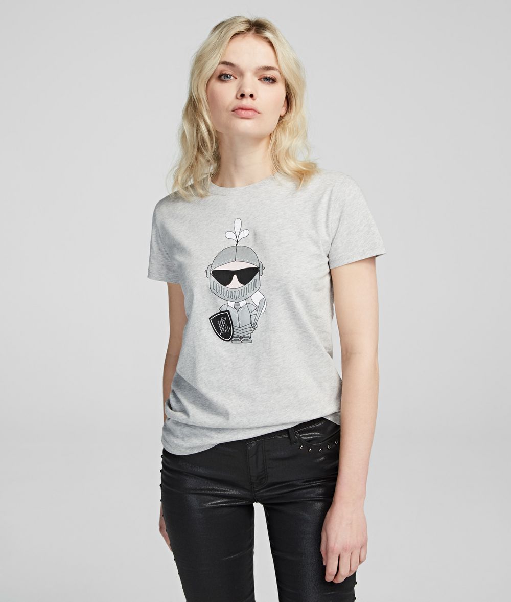 KARL LAGERFELD Karl's Treasure Knight T-Shirt T-shirt Woman f