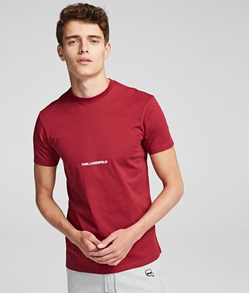 KARL LAGERFELD ESSENTIAL LOGO T-SHIRT KARL LAGERFELD ESSENTIAL LOGO T-SHIRT