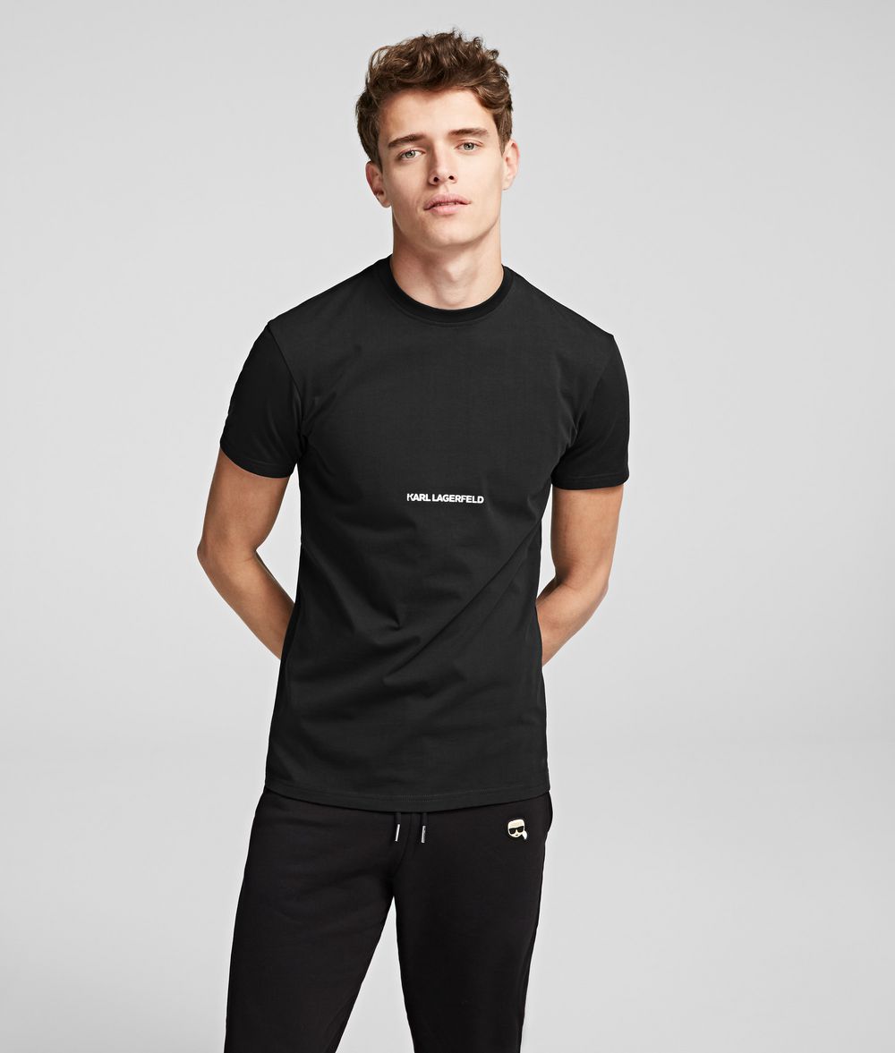 KARL LAGERFELD Essential Logo T-Shirt T-shirt Man f