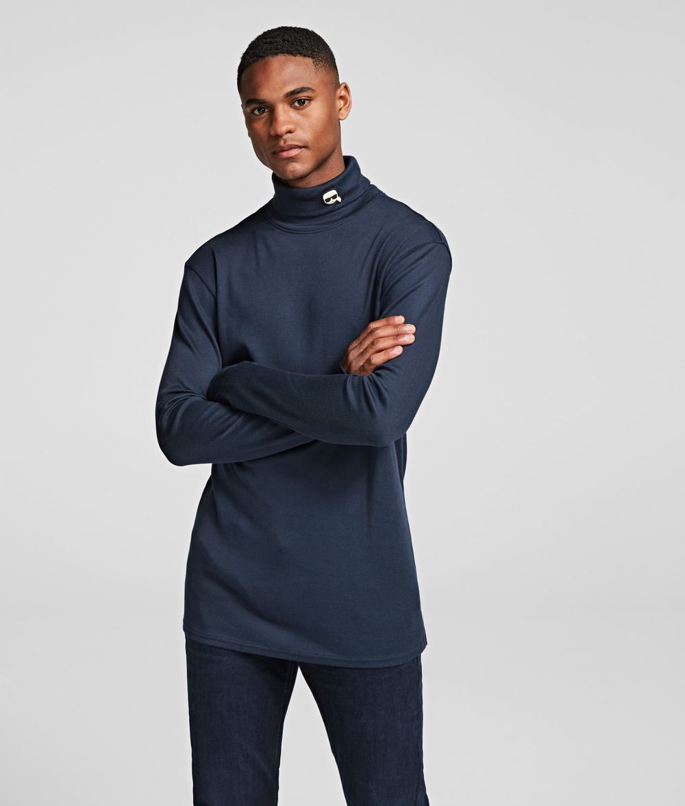 KARL LAGERFELD K/Ikonik Turtleneck T-shirt Man f