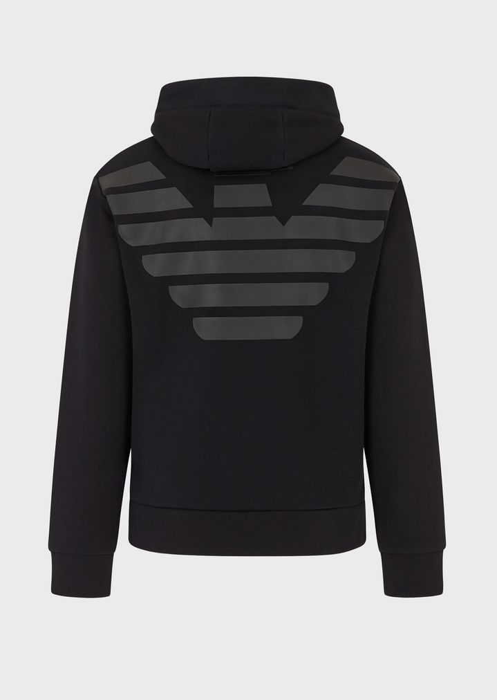 Sweatshirt mit Kapuze und Logo-Tunnelzug Sweatshirt mit Kapuze und Logo-Tunnelzug