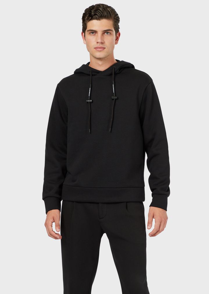 Sweatshirt mit Kapuze und Logo-Tunnelzug Sweatshirt mit Kapuze und Logo-Tunnelzug