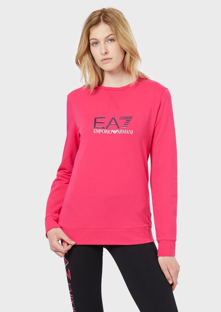 Crew-neck sweatshirt with logo print Crew-neck sweatshirt with logo print