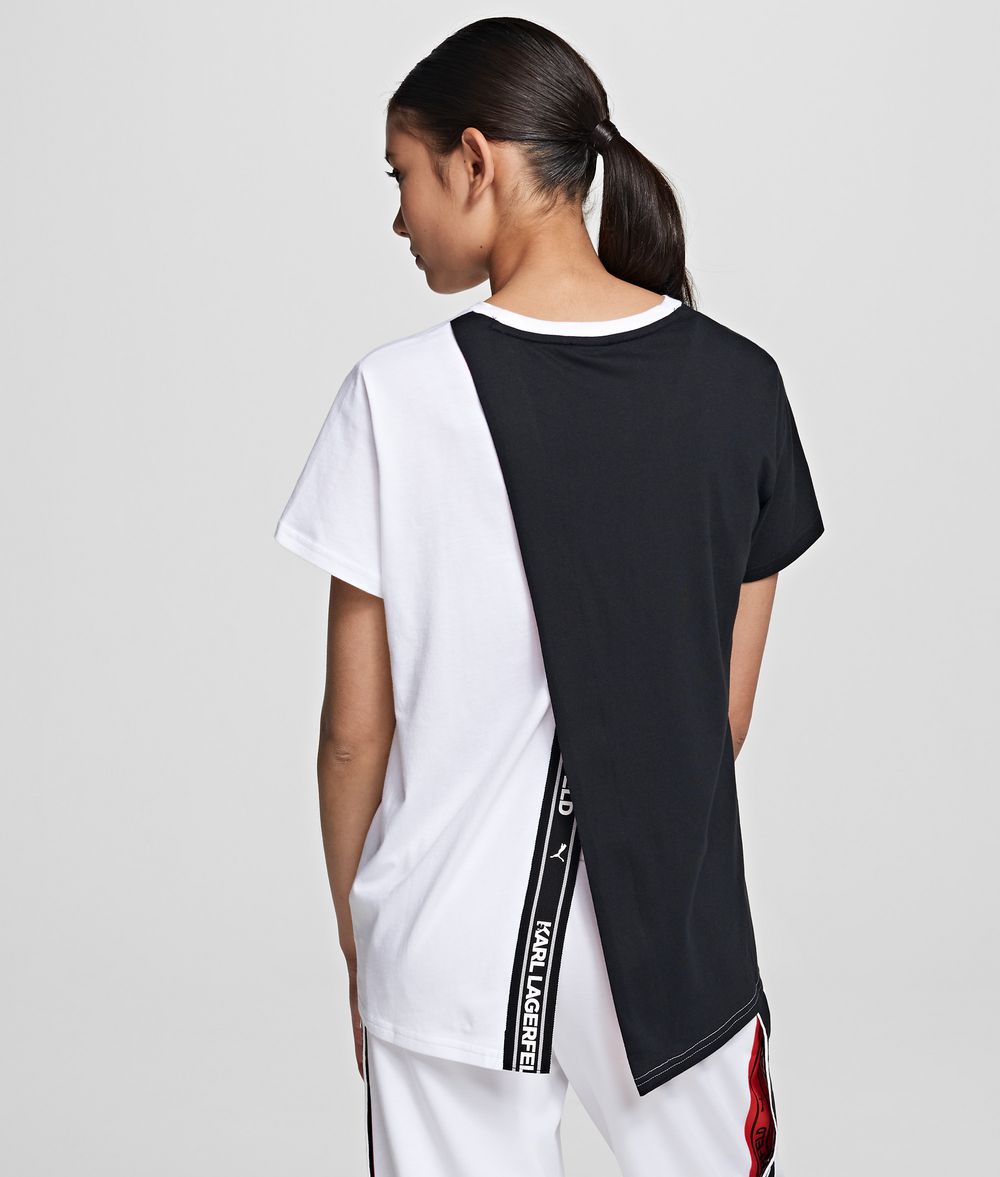 Puma X Karl Open Back Tee Karl Lagerfeld Collections By Karl