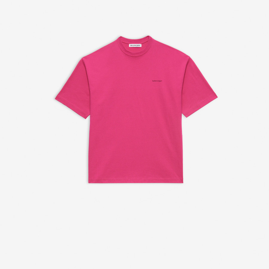 balenciaga t shirt pink