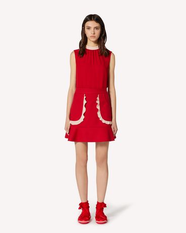 REDValentino EXCLUSIVE CAPSULE
Ruffles detail crepe envers satin top