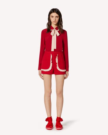 REDValentino EXCLUSIVE CAPSULE COLLECTION
Silk shirt with ruffle detail