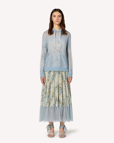 REDValentino Point d'esprit tulle sweatshirt