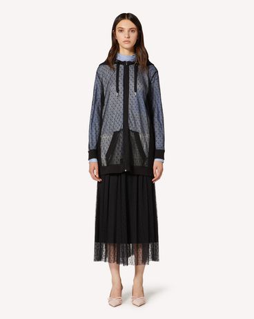REDValentino Point d'esprit tulle sweatshirt