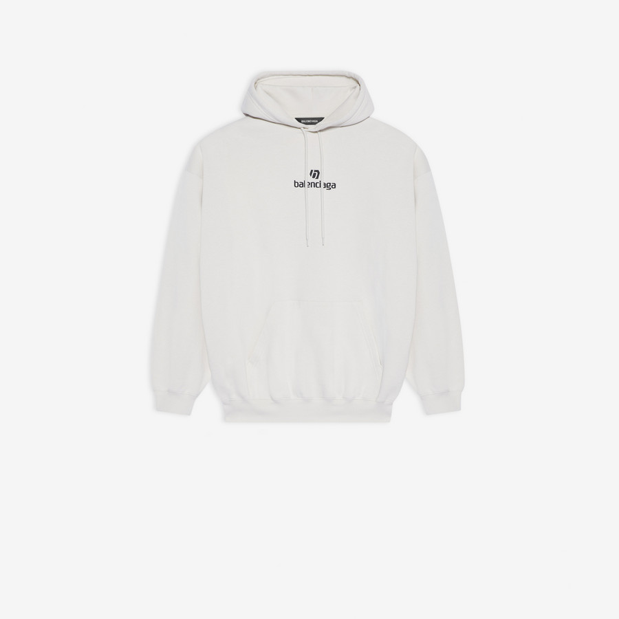 balenciaga hoodie white