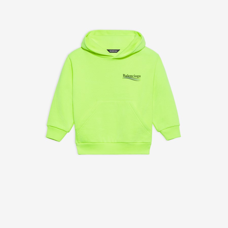 balenciaga neon sweater