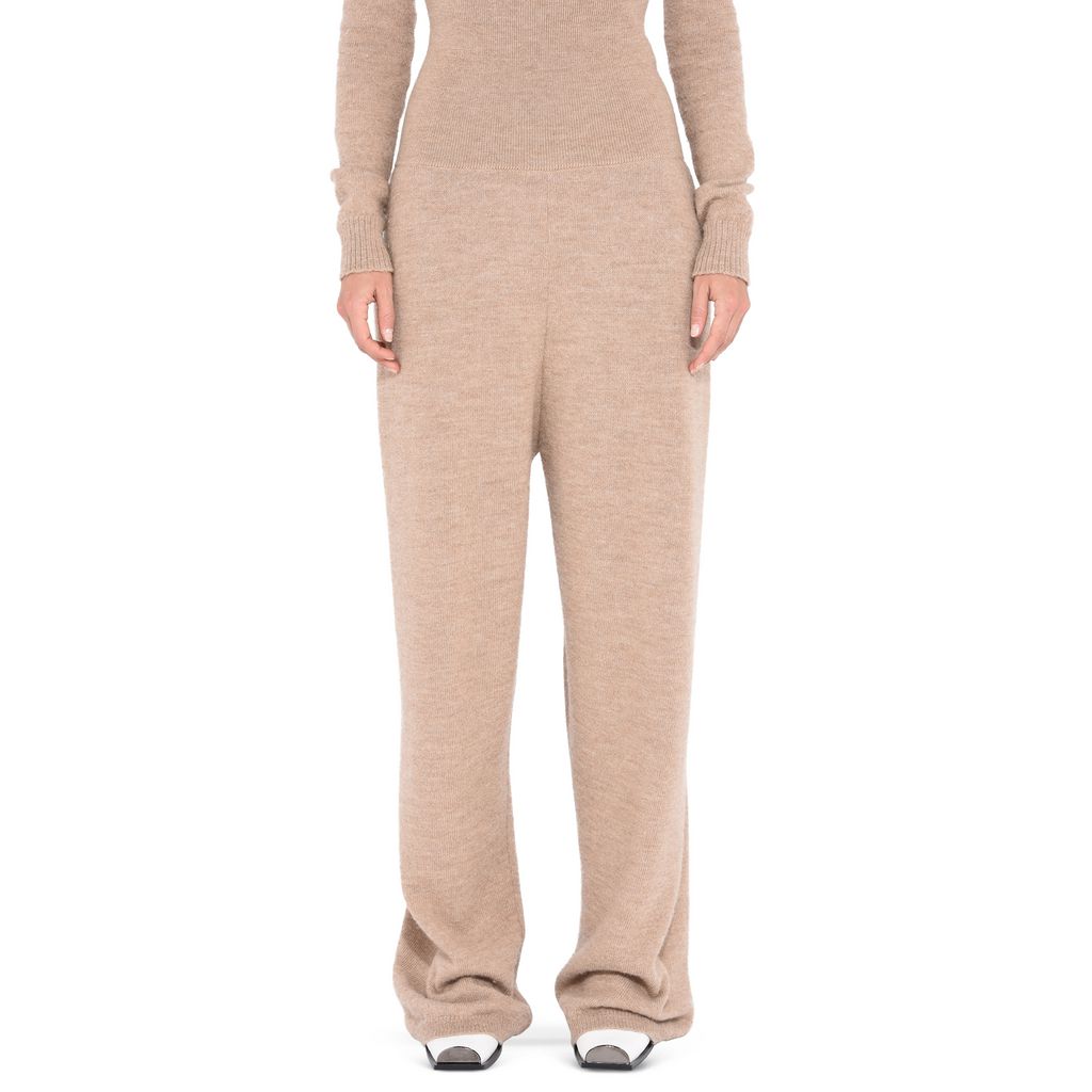 Camel Knit Pants - Stella Mccartney