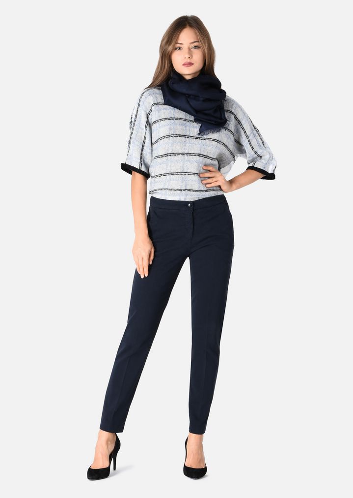 Cotone Donna Pantaloni Emporio Armani In Chino gaqxYH