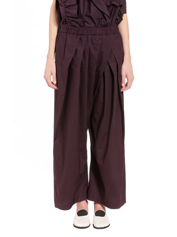 Marni Cotton poplin pants Woman