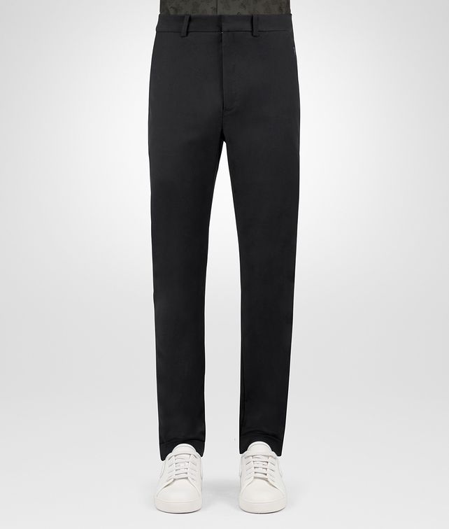 BOTTEGA VENETA NERO COTTON PANT Pants and Shorts Woman fp