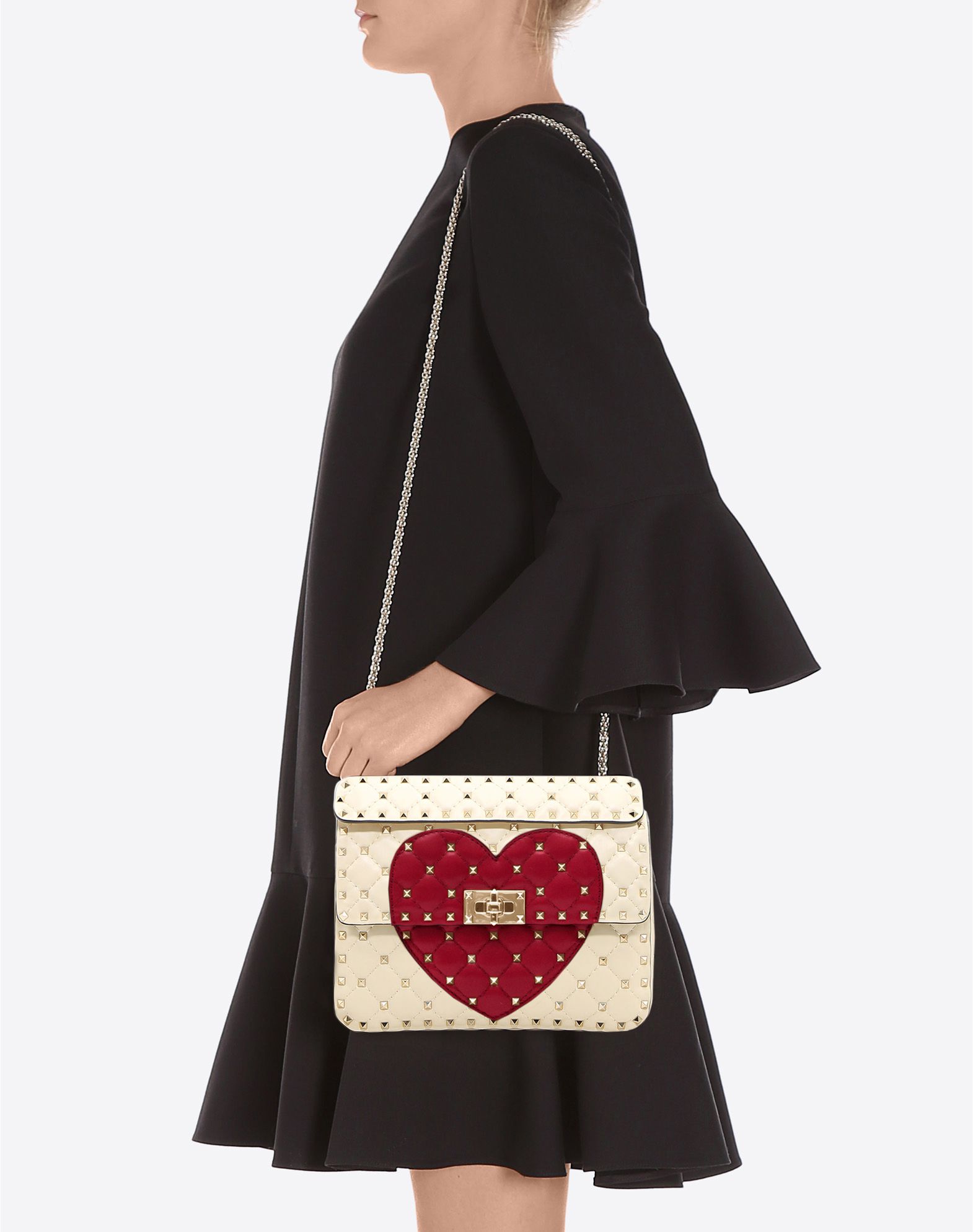 Women's Rockstud Spike.It Medium Chain Bag Valentino Valentino Online