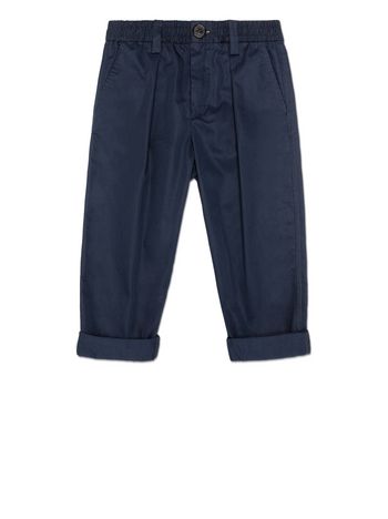 Marni PANT IN BLUE POPELINE Man