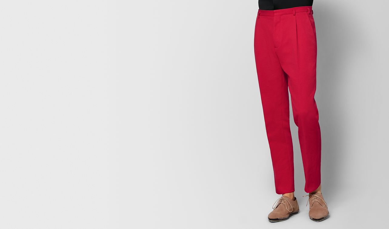 pantalon en coton china red landing