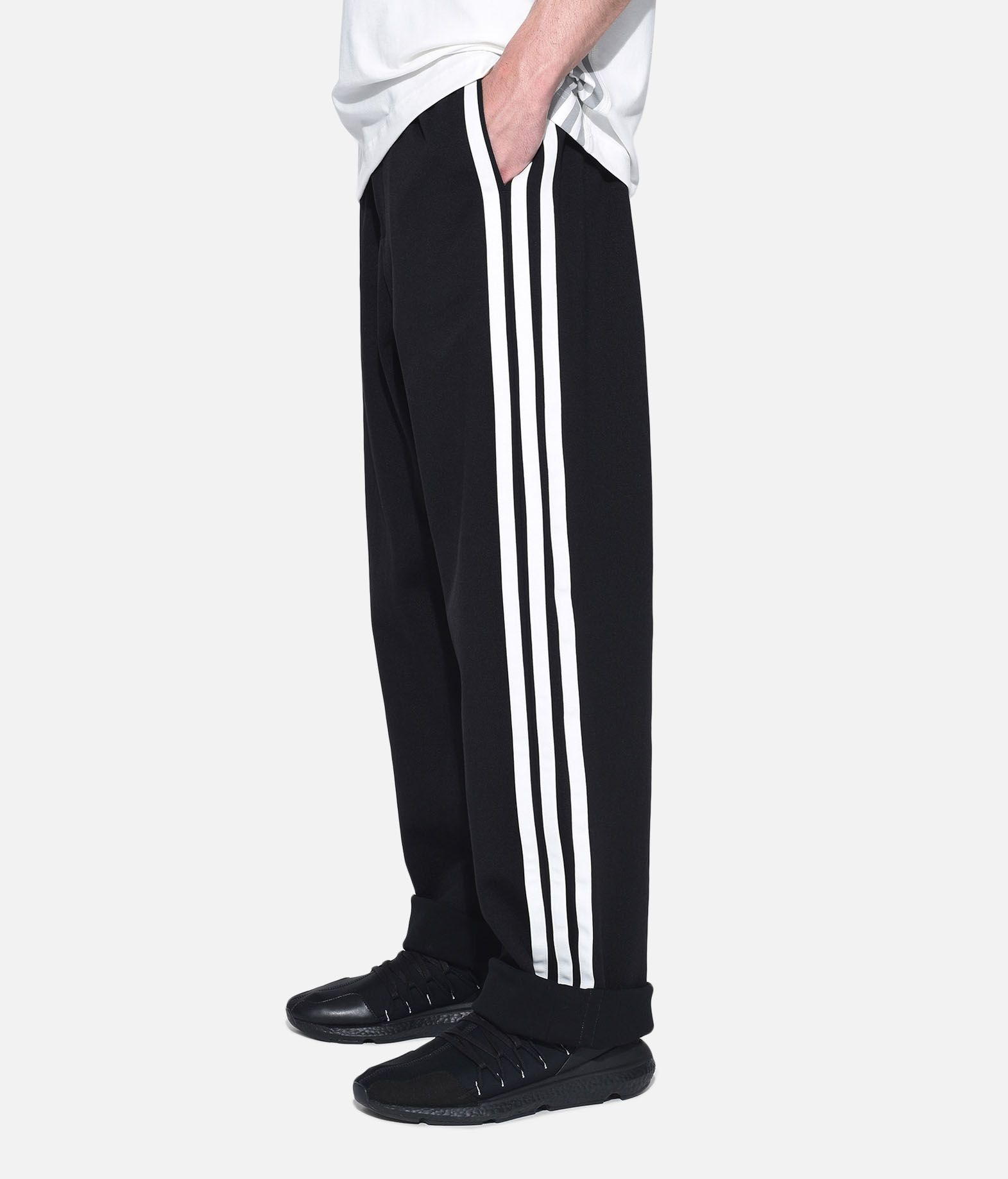 mens wide leg track pants