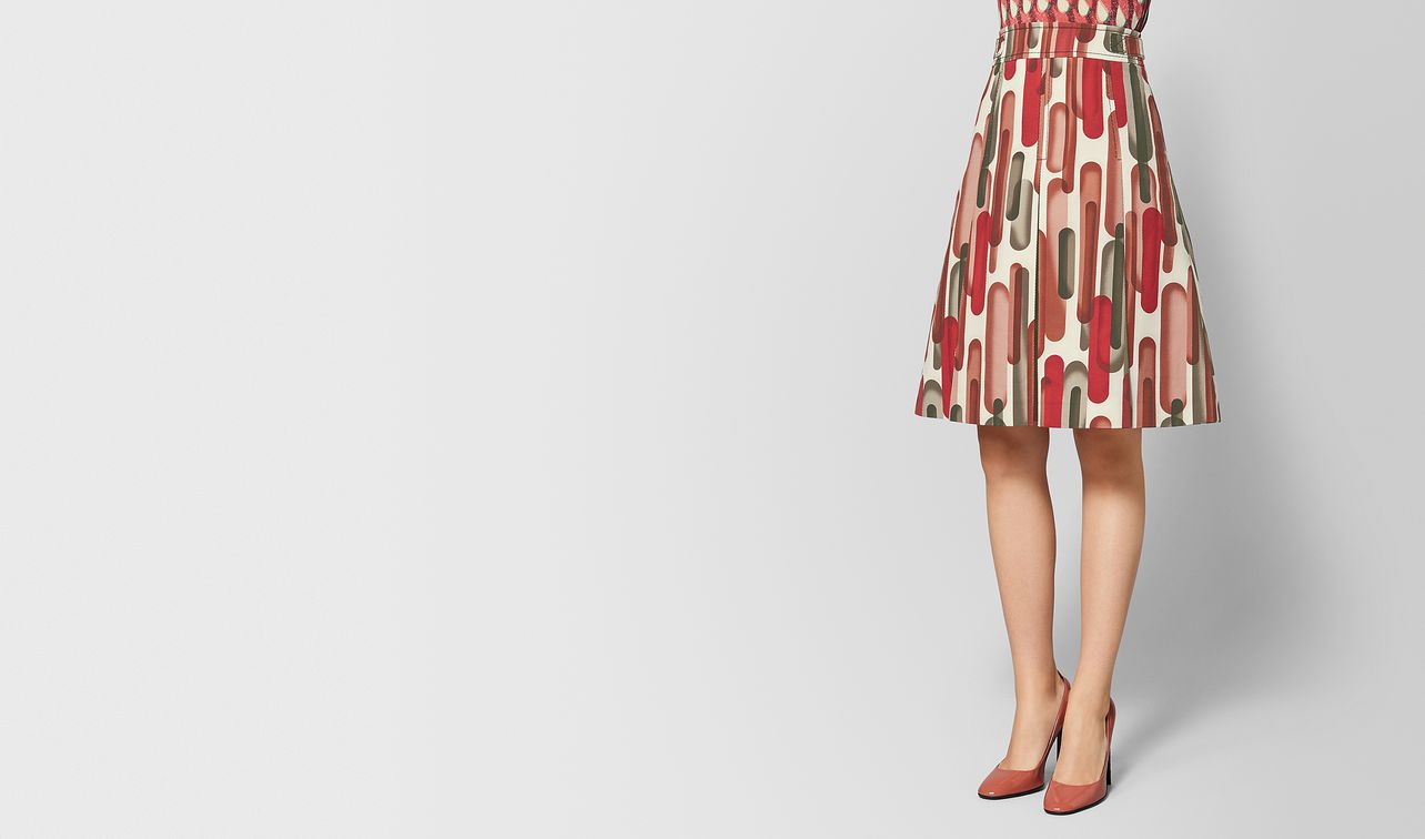 multicolor cotton skirt landing