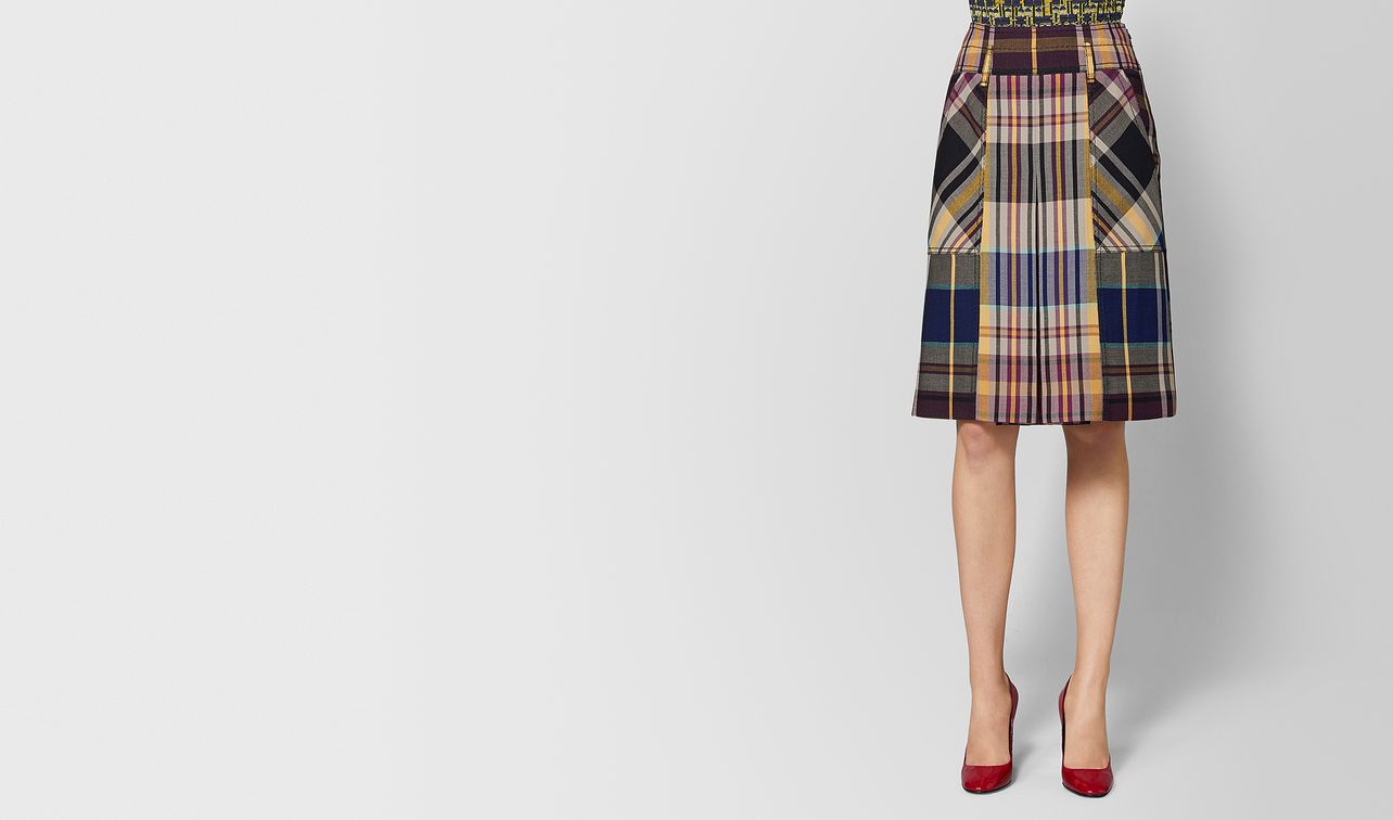 multicolor wool skirt landing