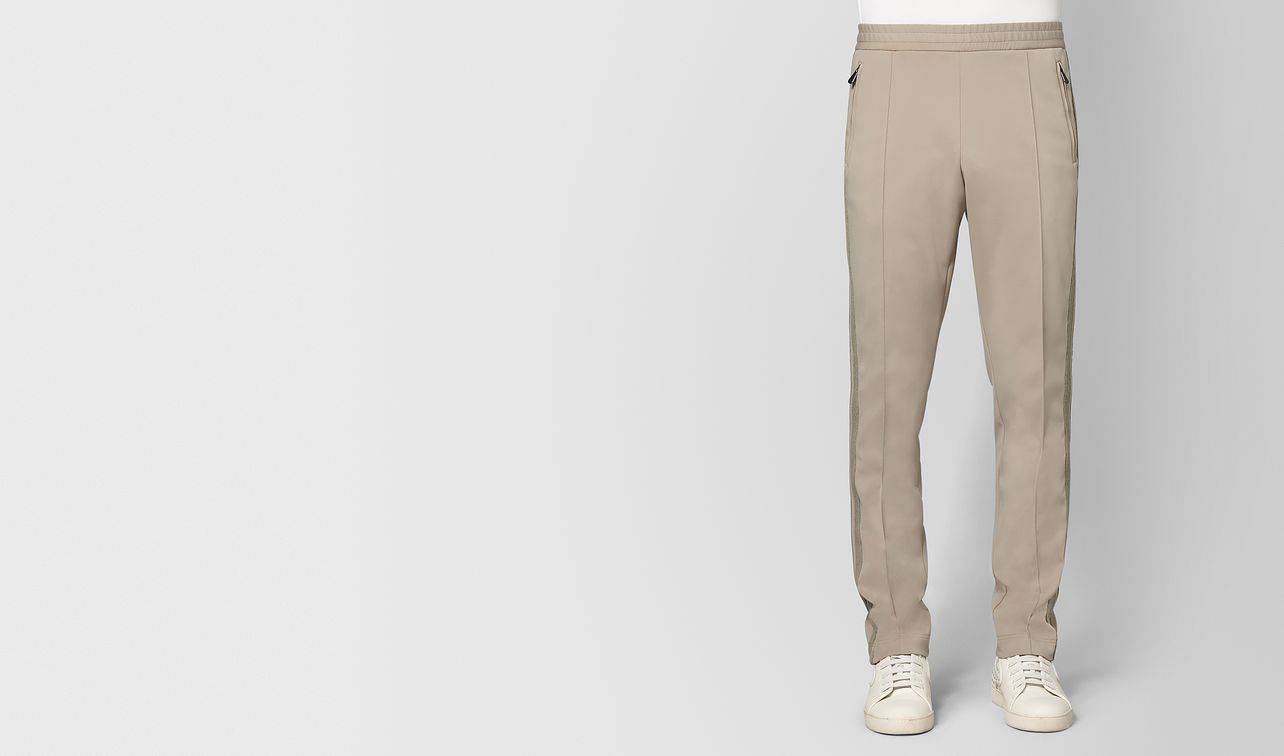 dark cement polyester pant landing