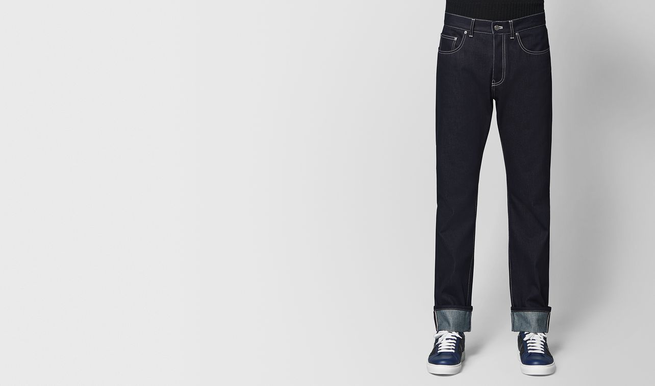 denim jeans in dark navy landing