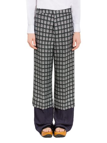 Marni Lightweight micro tweed pants Woman