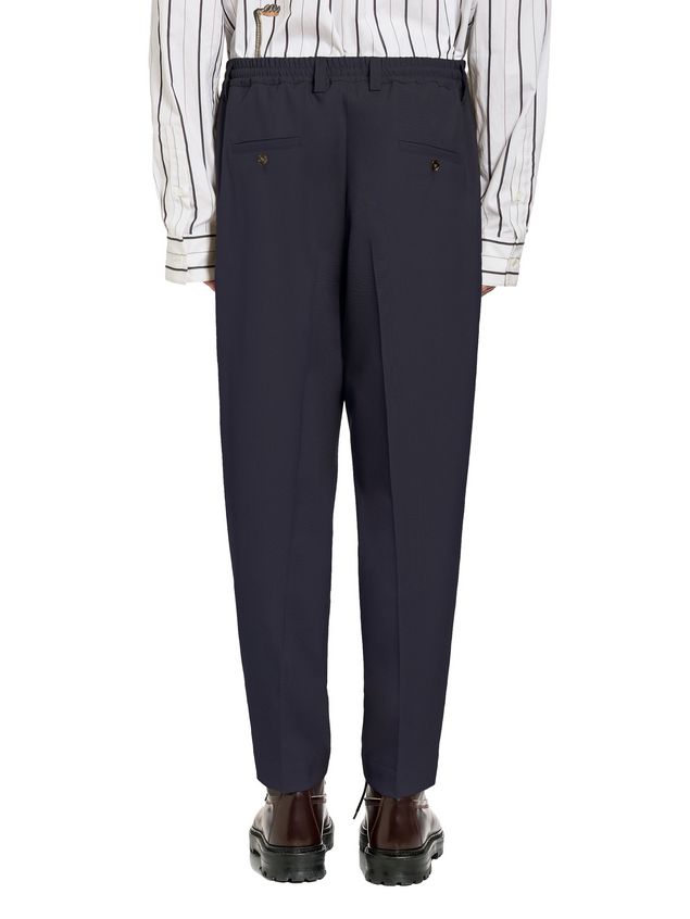 Trouser Marni Pants in tropical wool with elasticized waist Man