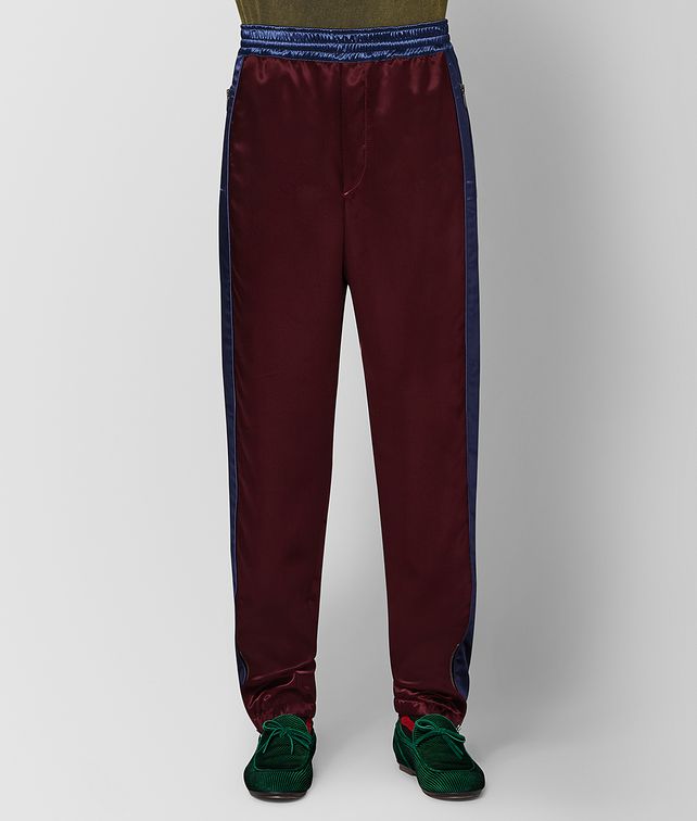 BOTTEGA VENETA DARK BAROLO/ATLANTIC VISCOSE PANT Trousers and Shorts Man fp