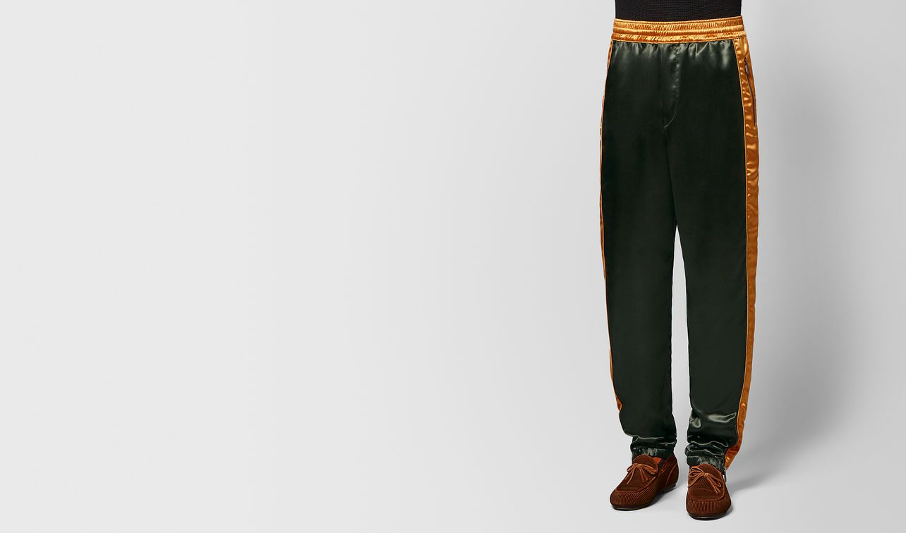 dark moss/marigold viscose pant landing