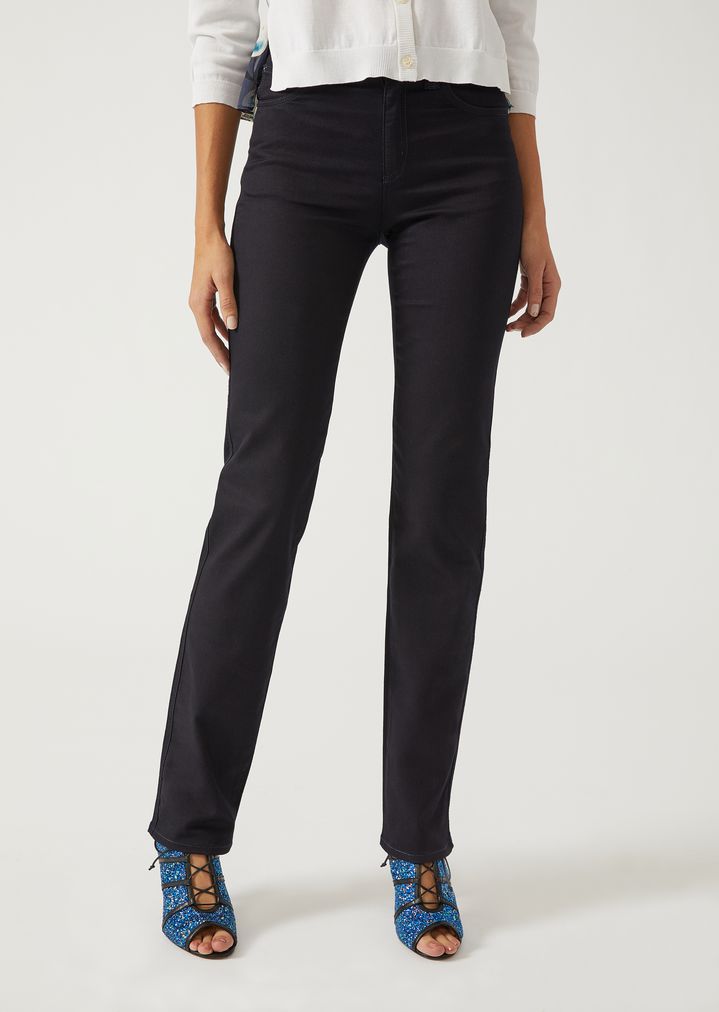 Vaqueros J75 de corte recto en denim elástico Vaqueros J75 de corte recto en denim elástico