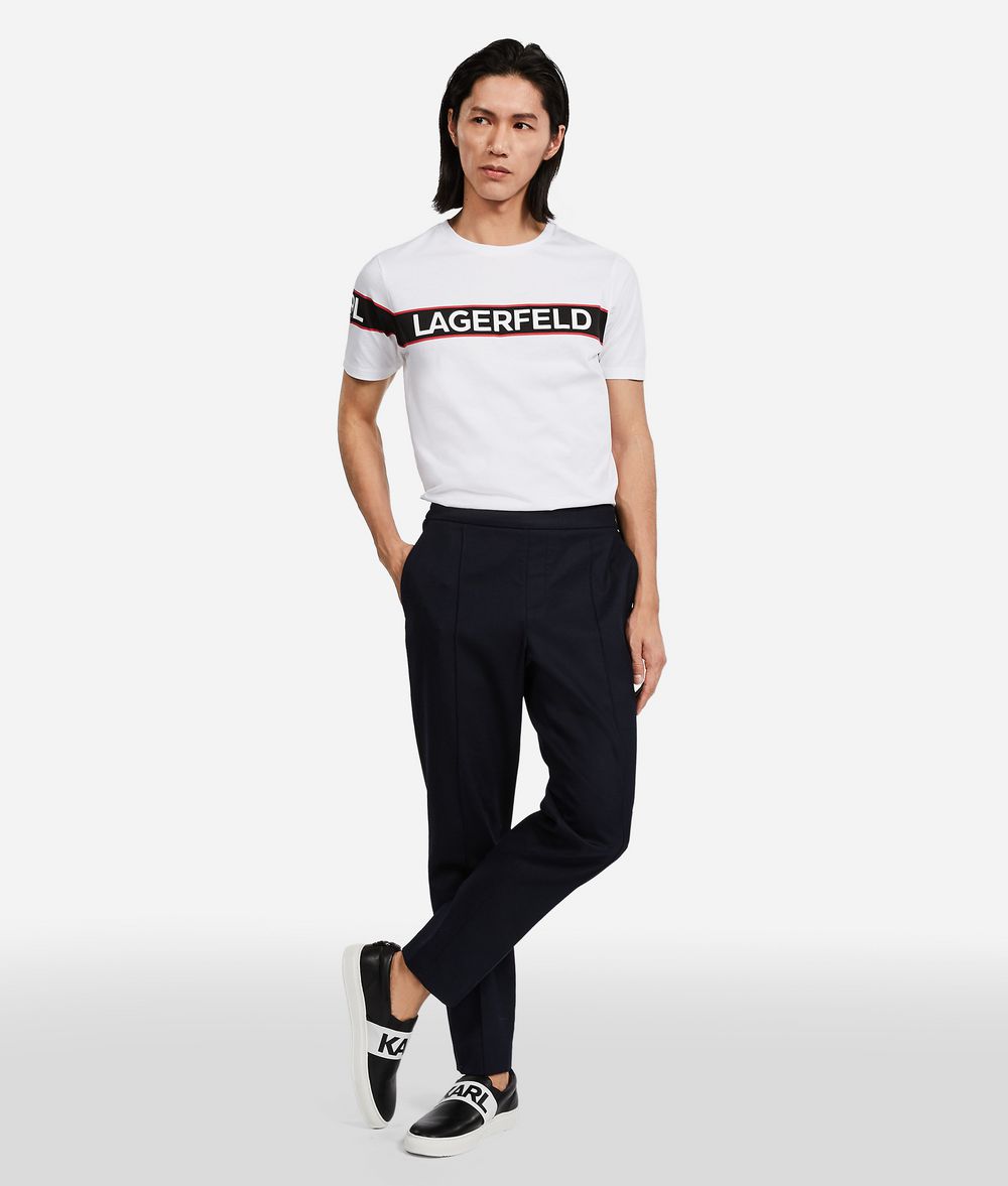KARL LAGERFELD Wool Tailored Sweatpants Pants Man f