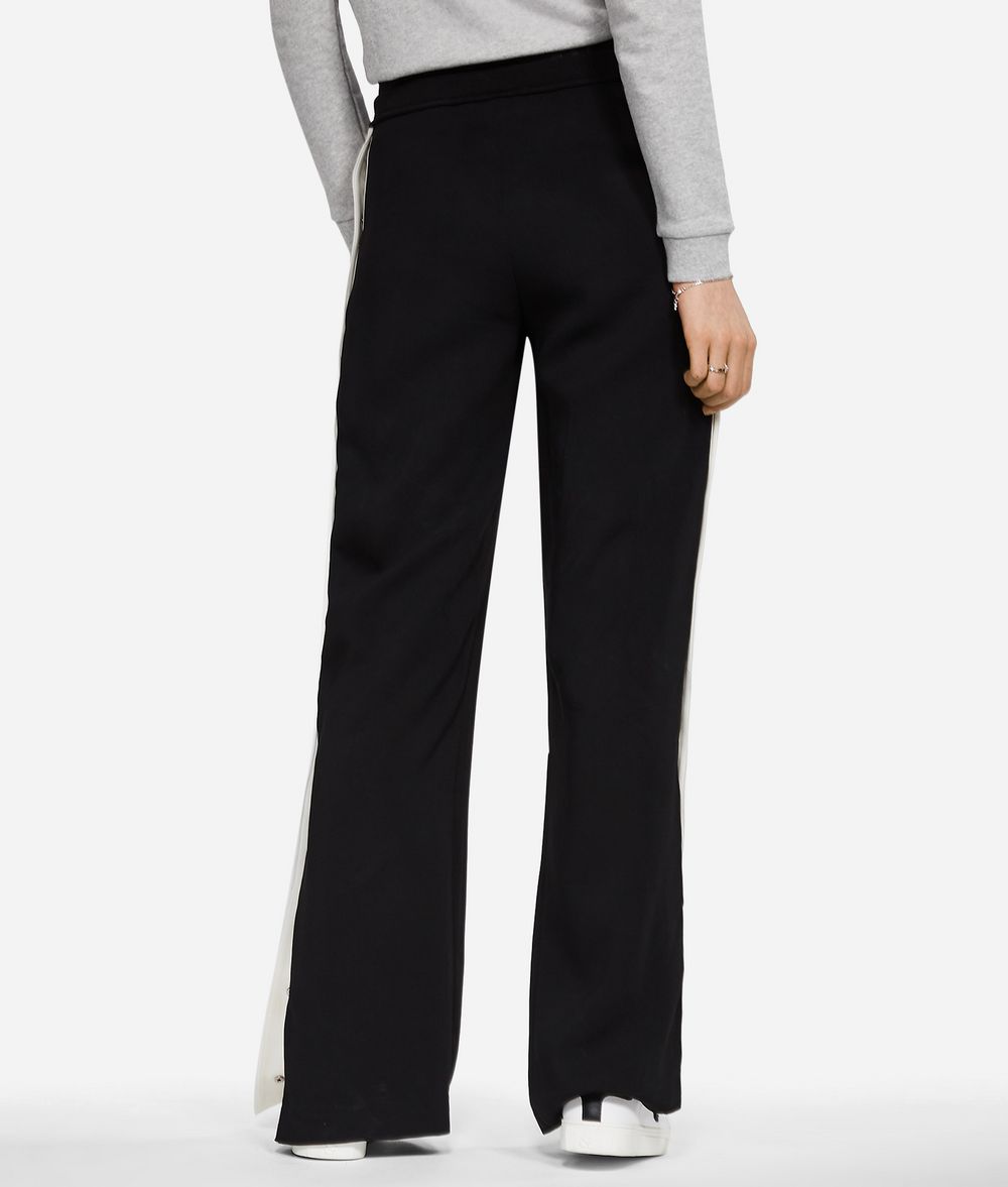 KARL LAGERFELD Wide Leg Logo Sweatpants Trousers Woman d