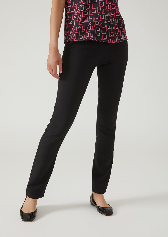 Pantalones de punto elástico Pantalones de punto elástico