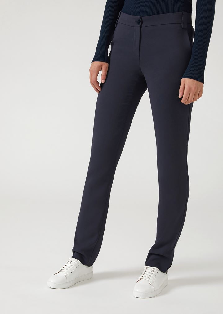 Pantalones de punto elástico Pantalones de punto elástico