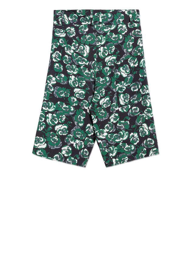 Pants Marni VISCOSE SHORTS WITH POETRY FLOWER PRINT Woman