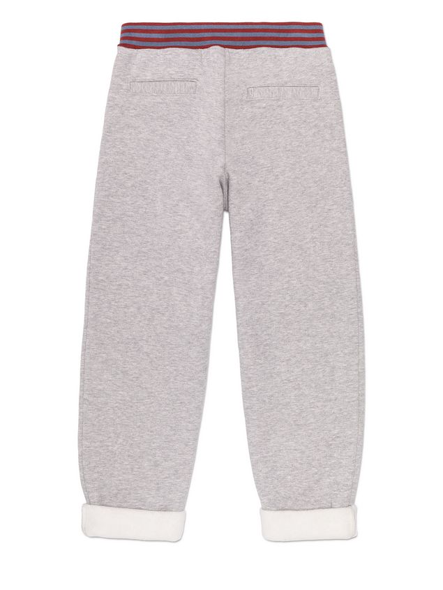 Pants Marni GRAY MELANGE LONG COTTON PANTS Man