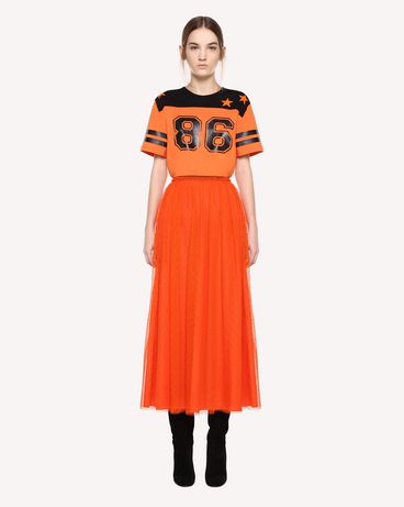 REDValentino Falda de tul point d’esprit