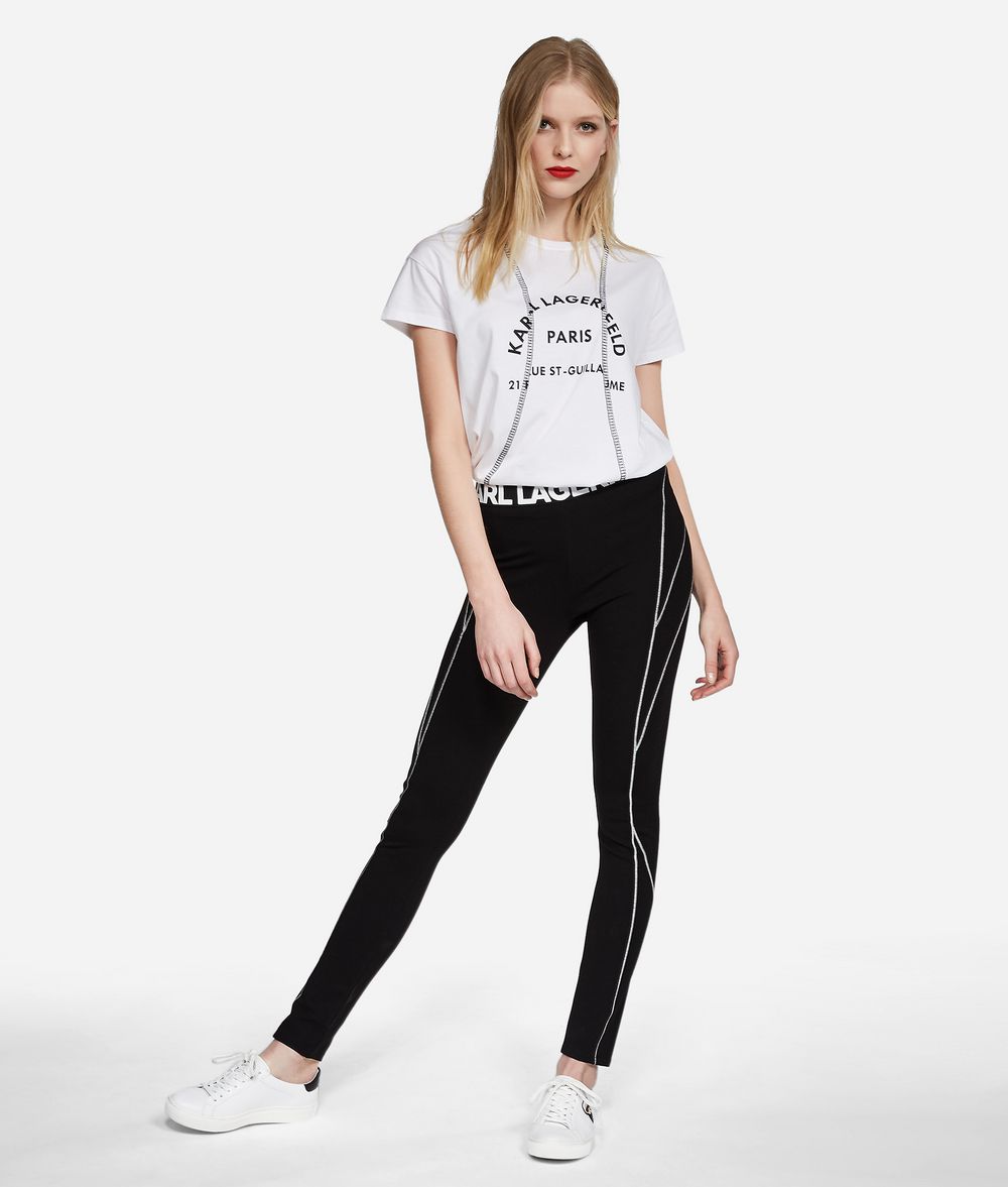 KARL LAGERFELD Punto Jersey Leggings
Jeggings Woman f