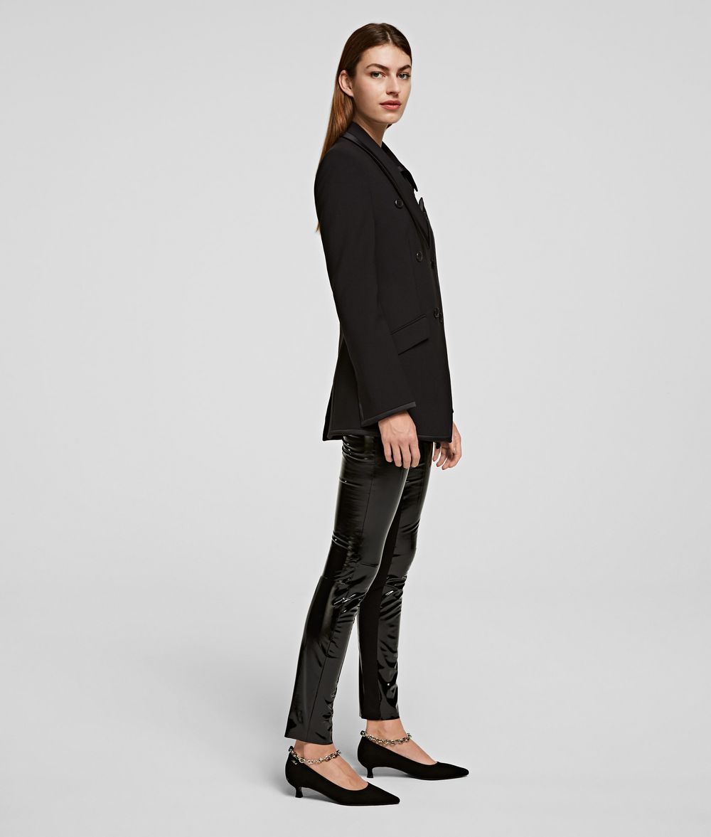 KARL LAGERFELD Karl Patent Leggings Jeggings Woman d