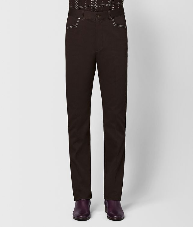 BOTTEGA VENETA ESPRESSO COTTON PANT Trousers and Shorts Man fp