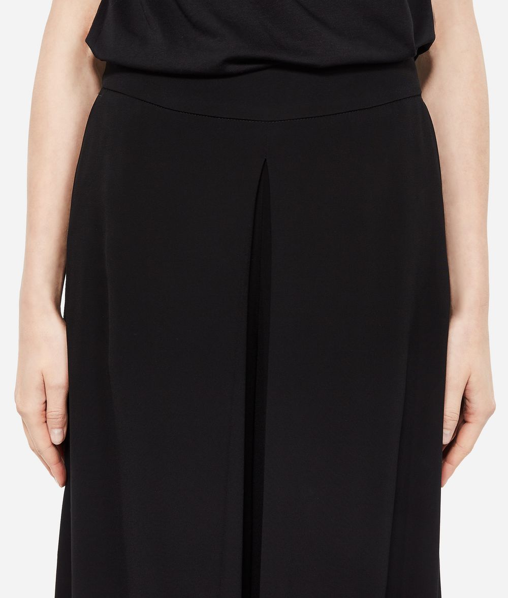 KARL LAGERFELD Culottes aus Satin-Crêpe Hose Damen d