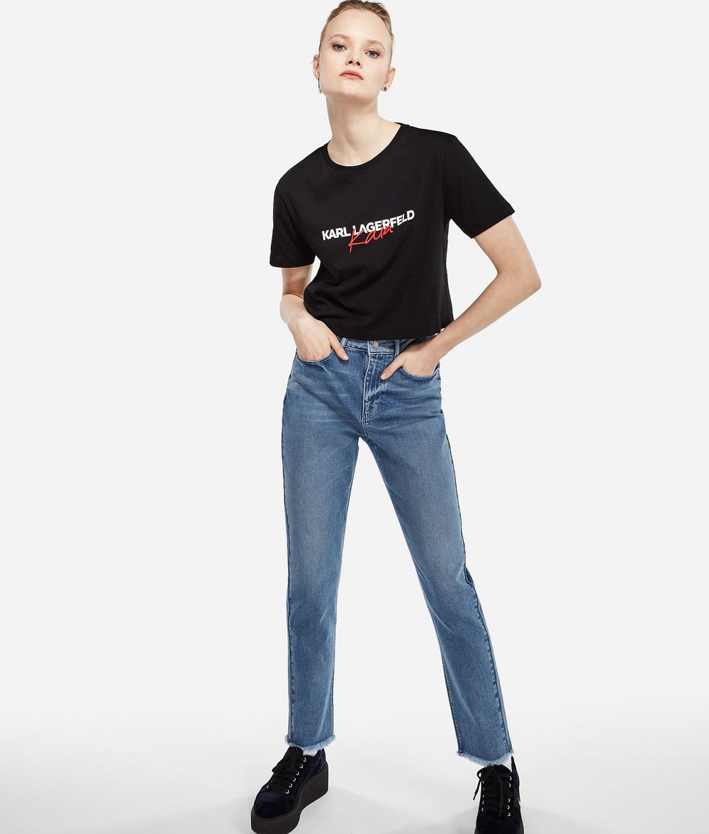 KARL LAGERFELD Karl X Kaia Mom Fit Jeans Jeans Woman f
