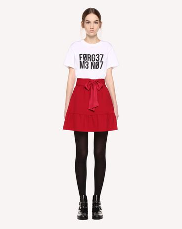 REDValentino Cady Tech skirt with belt detail